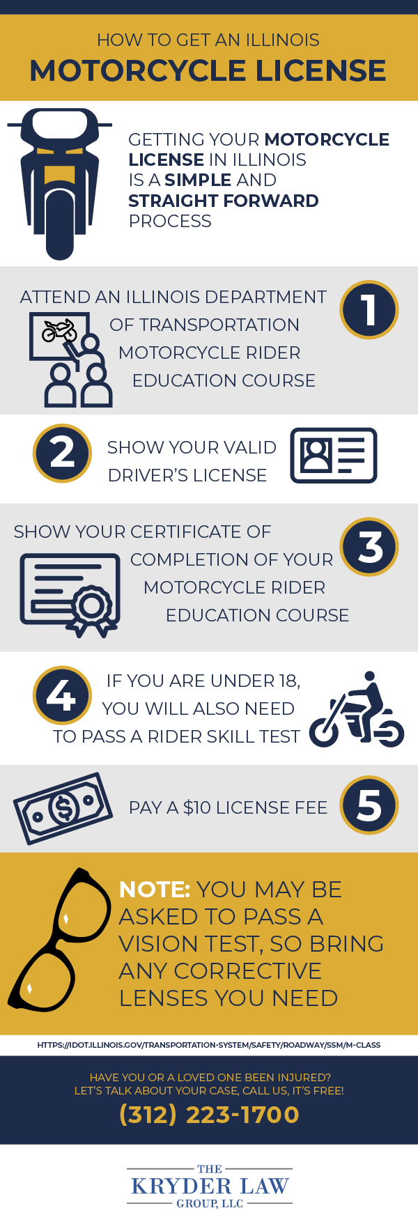 How To Get A Motorcycle License In Illinois The Kryder Law Group LLC 