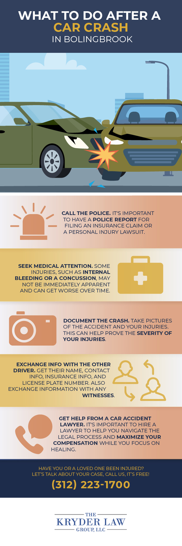 The Benefits of Hiring a Bolingbrook Car Accident Lawyer Infographic