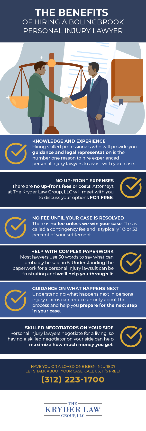 Bolingbrook Personal Injury Lawyer Infographic