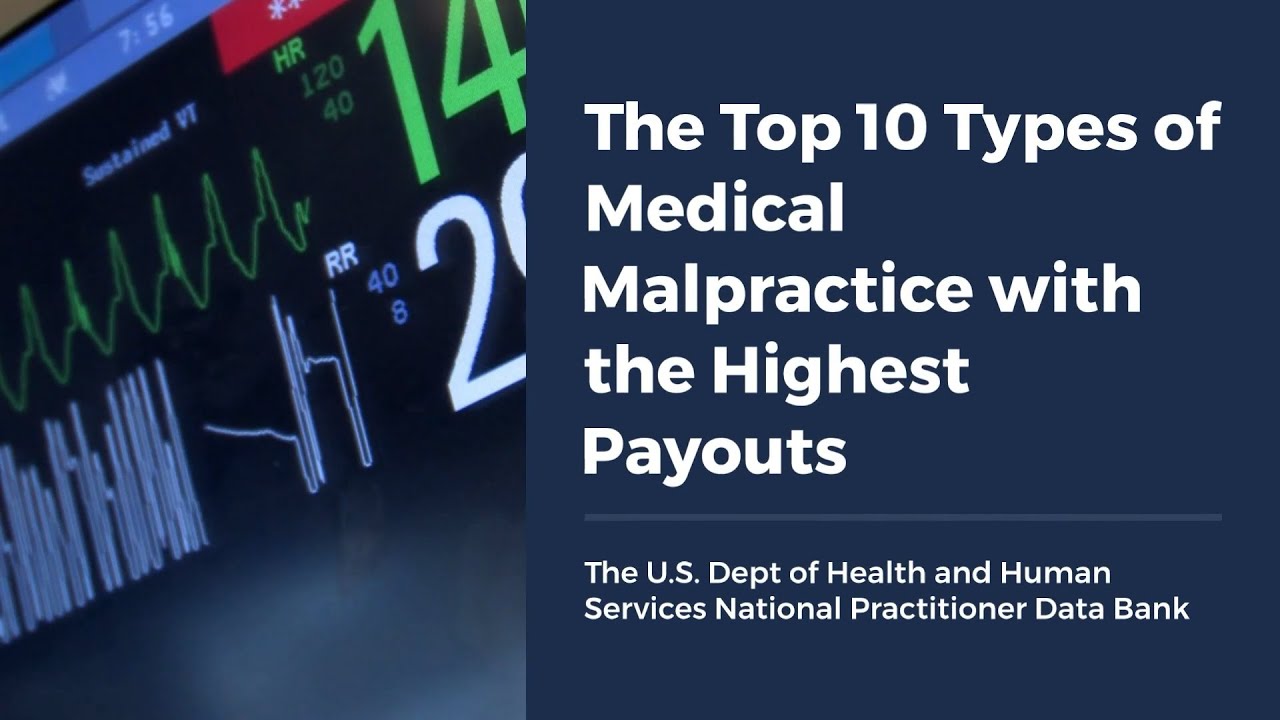 The Top 10 Types of Medical Malpractice with the Highest Payouts