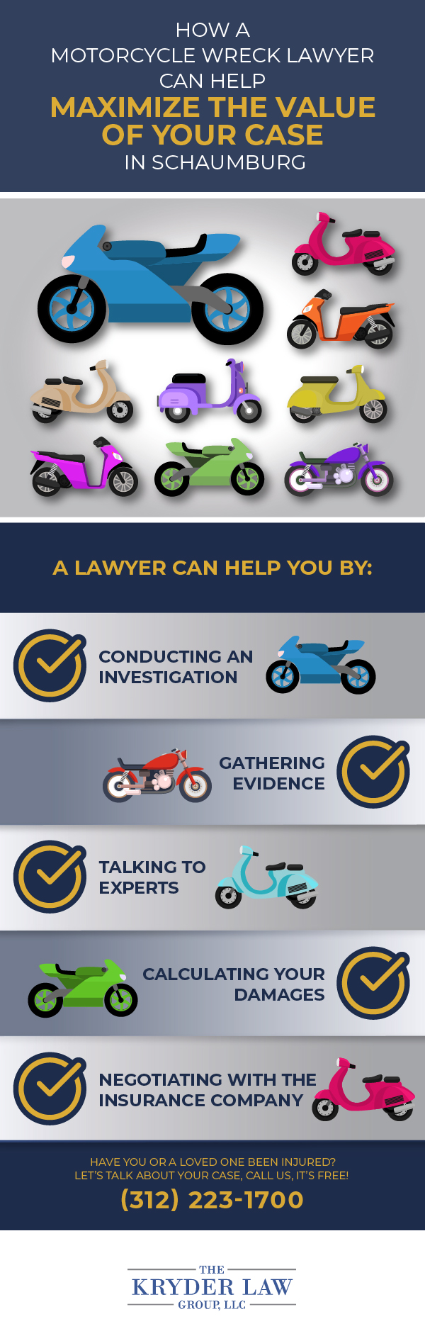 How a Motorcycle Wreck Lawyer Can Help Maximize the Value of Your Case in Schaumburg