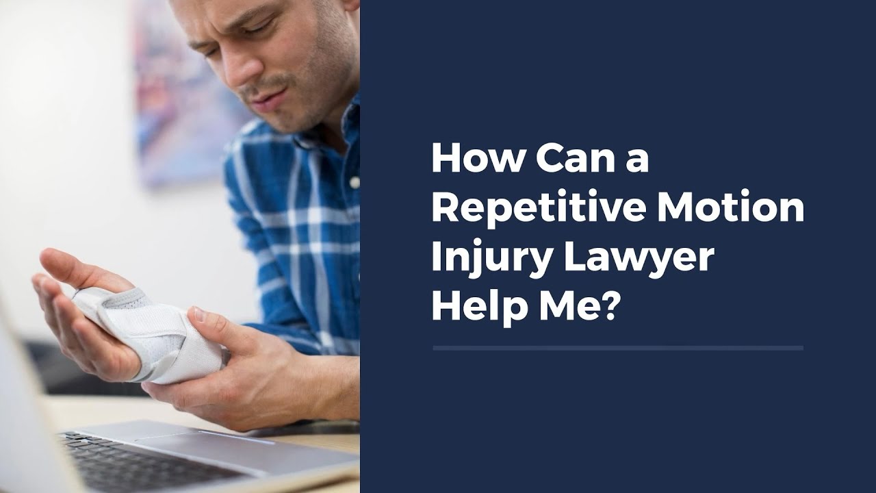 How Can a Repetitive Motion Injury Lawyer Help Me?