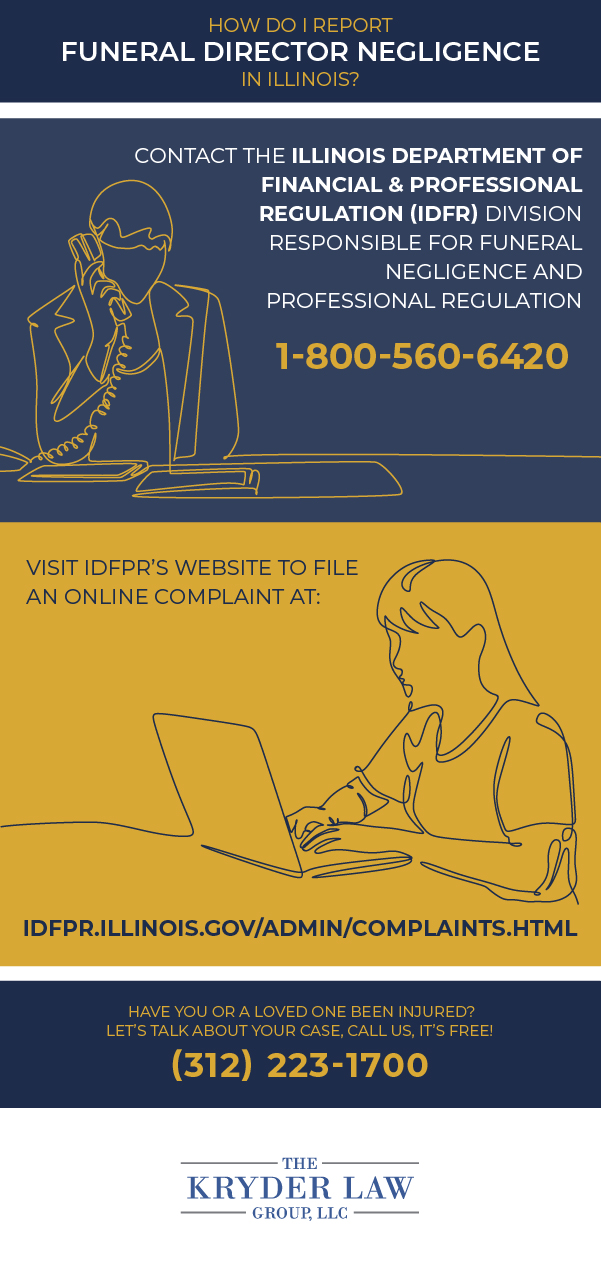 How Do I Report Funeral Director Negligence in Illinois?