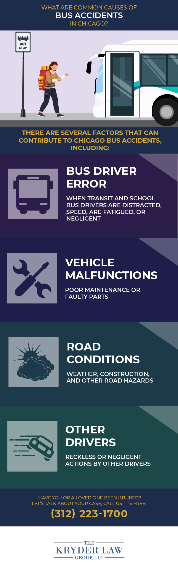 What Are Common Causes of Bus Accidents in Chicago?