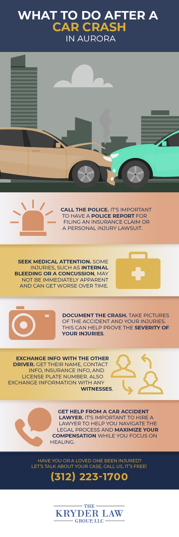 What To Do After a Car Crash in Aurora