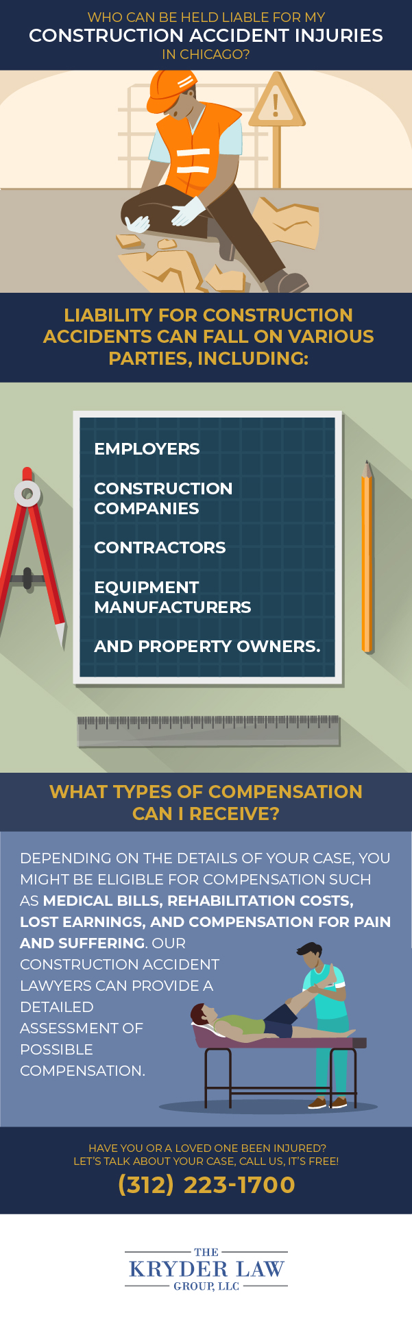 Who Can Be Held Liable for My Construction Accident Injuries in Chicago?