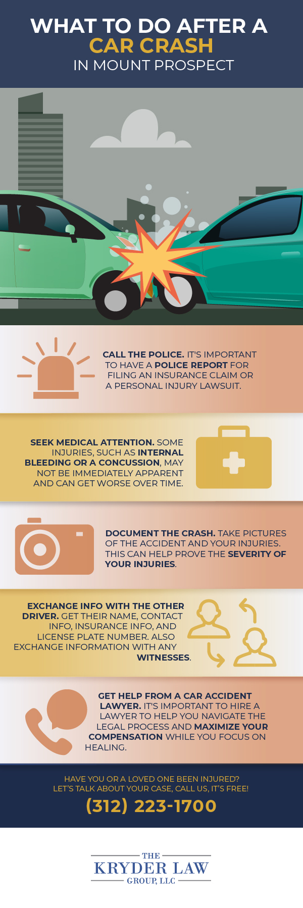 What To Do After a Car Crash in Mount Prospect