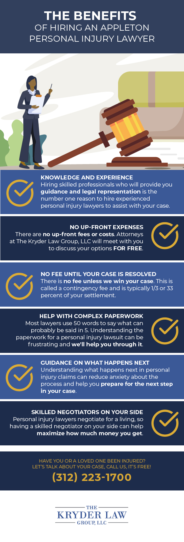 The Benefits of Hiring an Appleton Personal Injury Lawyer