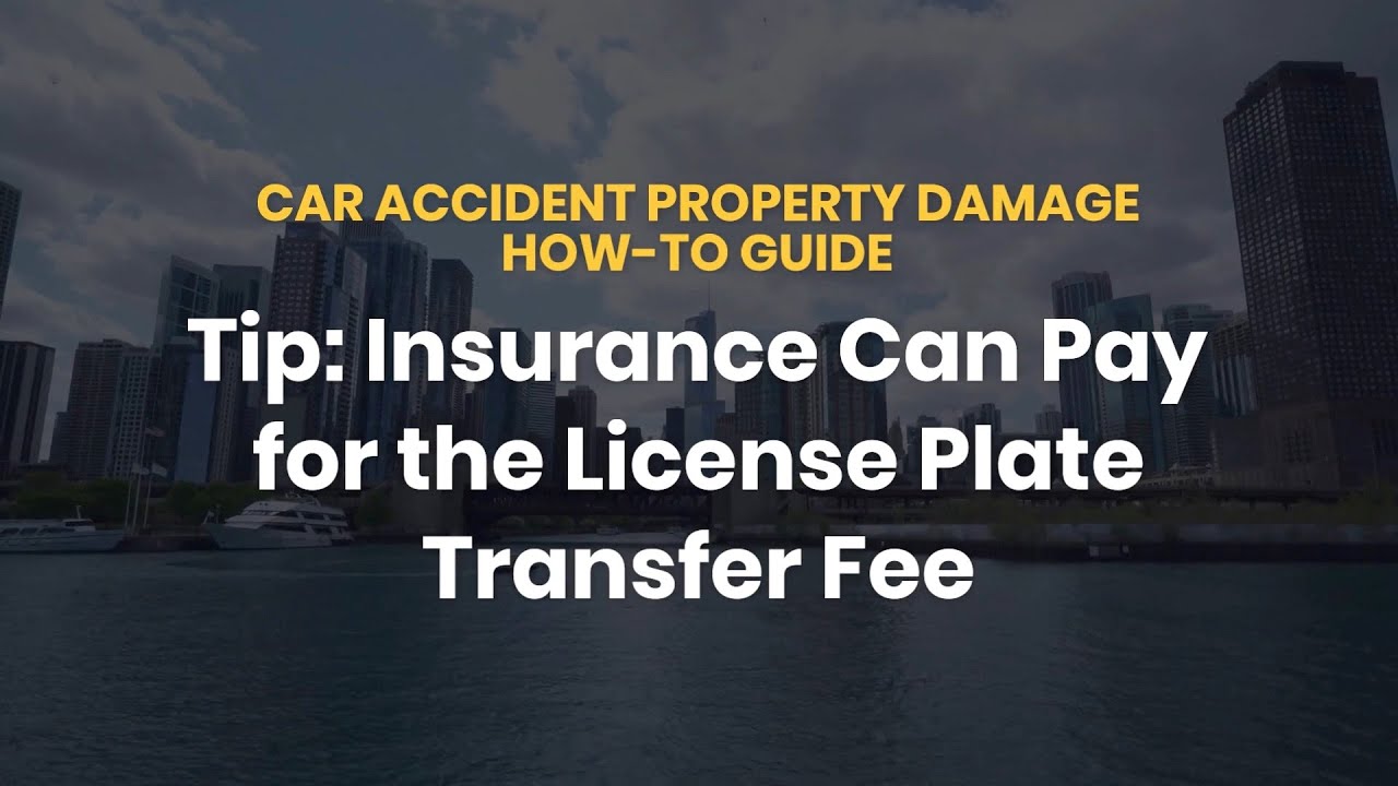 Insurance Can Pay for the License Plate Transfer Fee