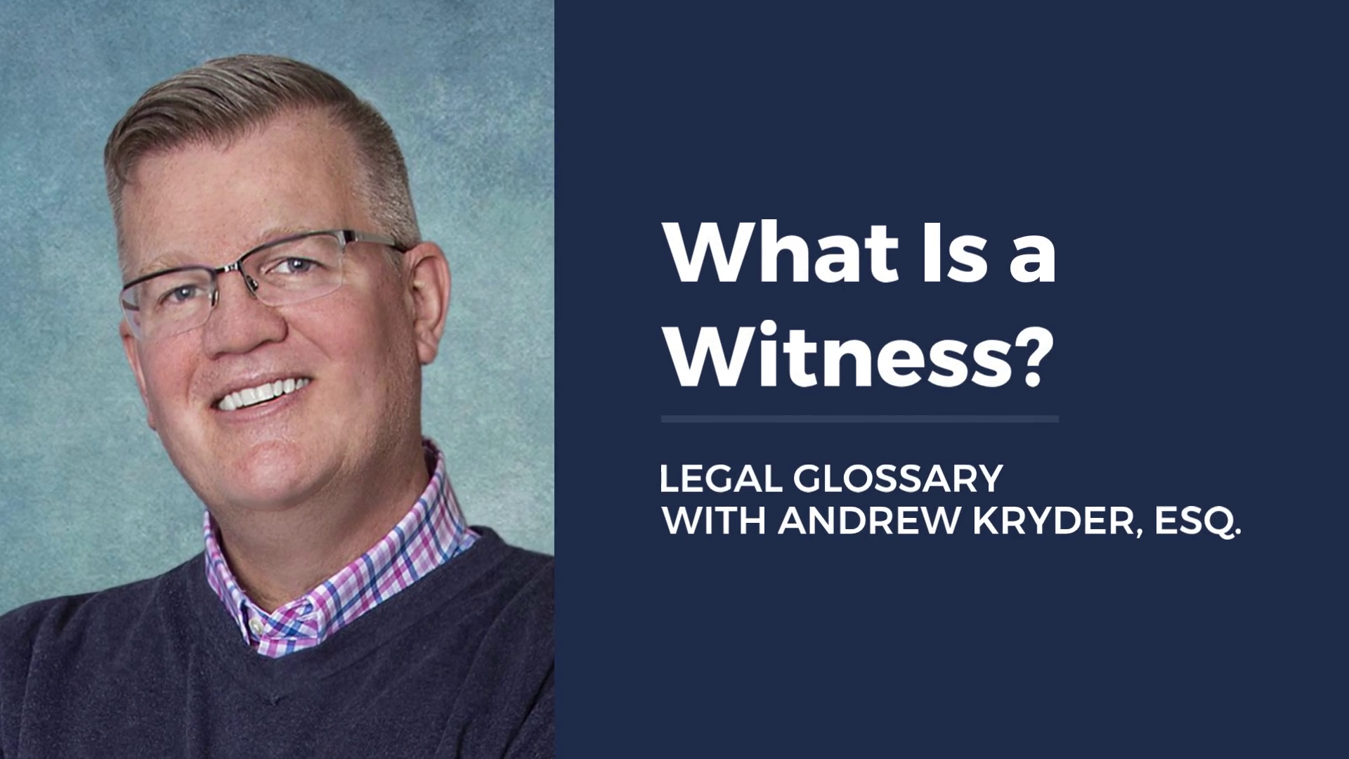 What Is a Witness?