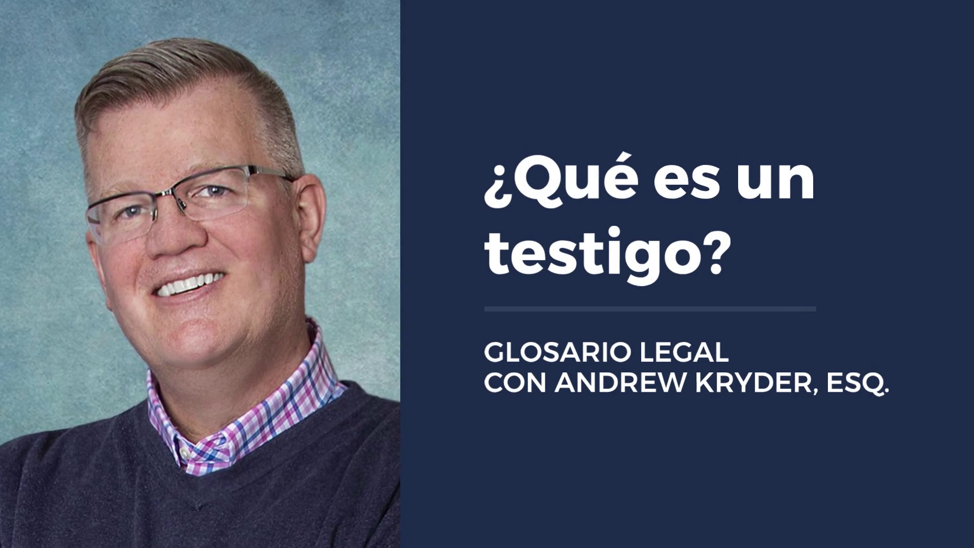 ¿Qué es un testigo?