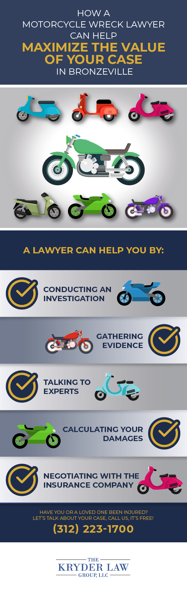 How a Motorcycle Wreck Lawyer Can Help Maximize the Value of Your Case in Bronzeville