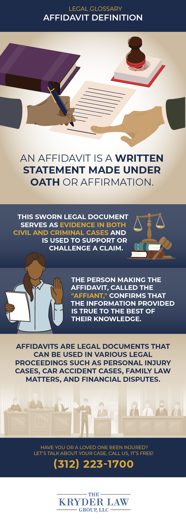 Legal Glossary Affidavit Definition