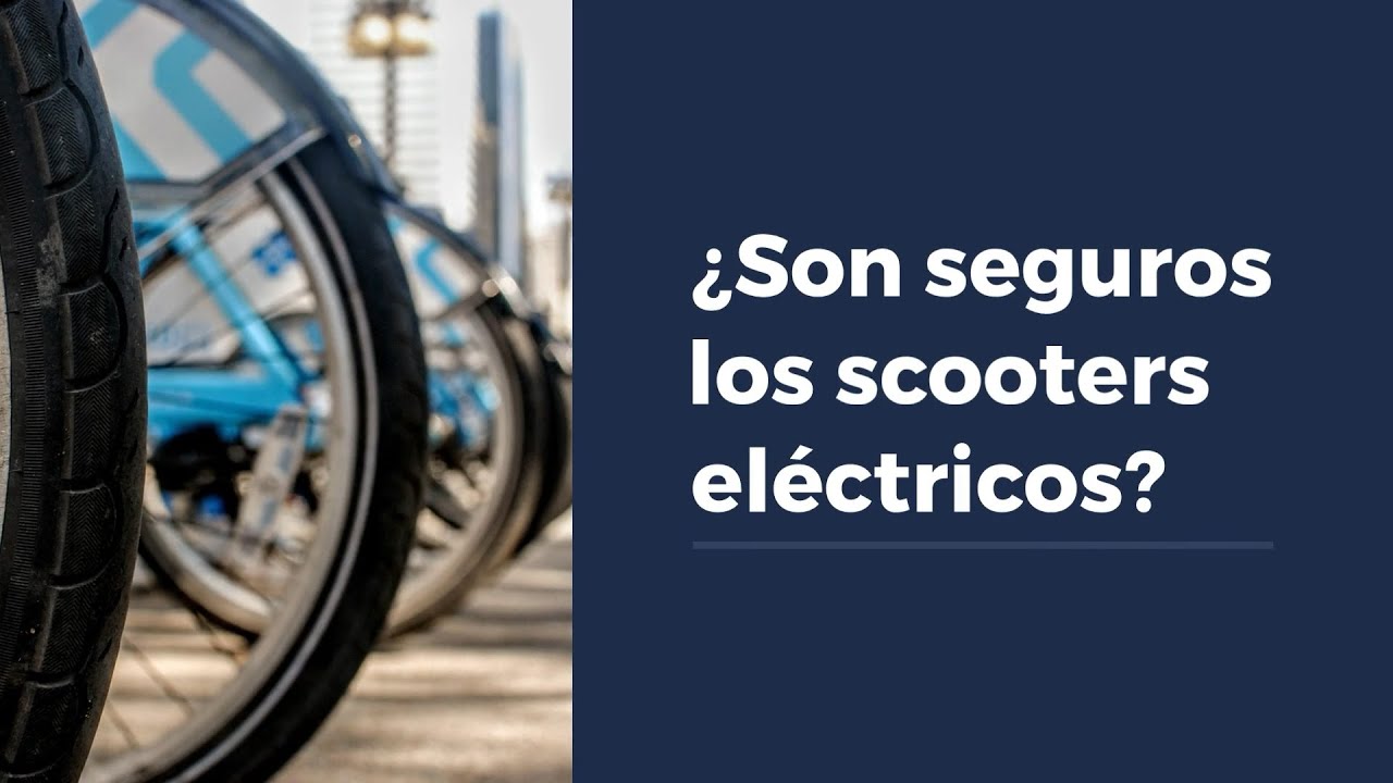 ¿Son seguros los patinetes eléctricos?