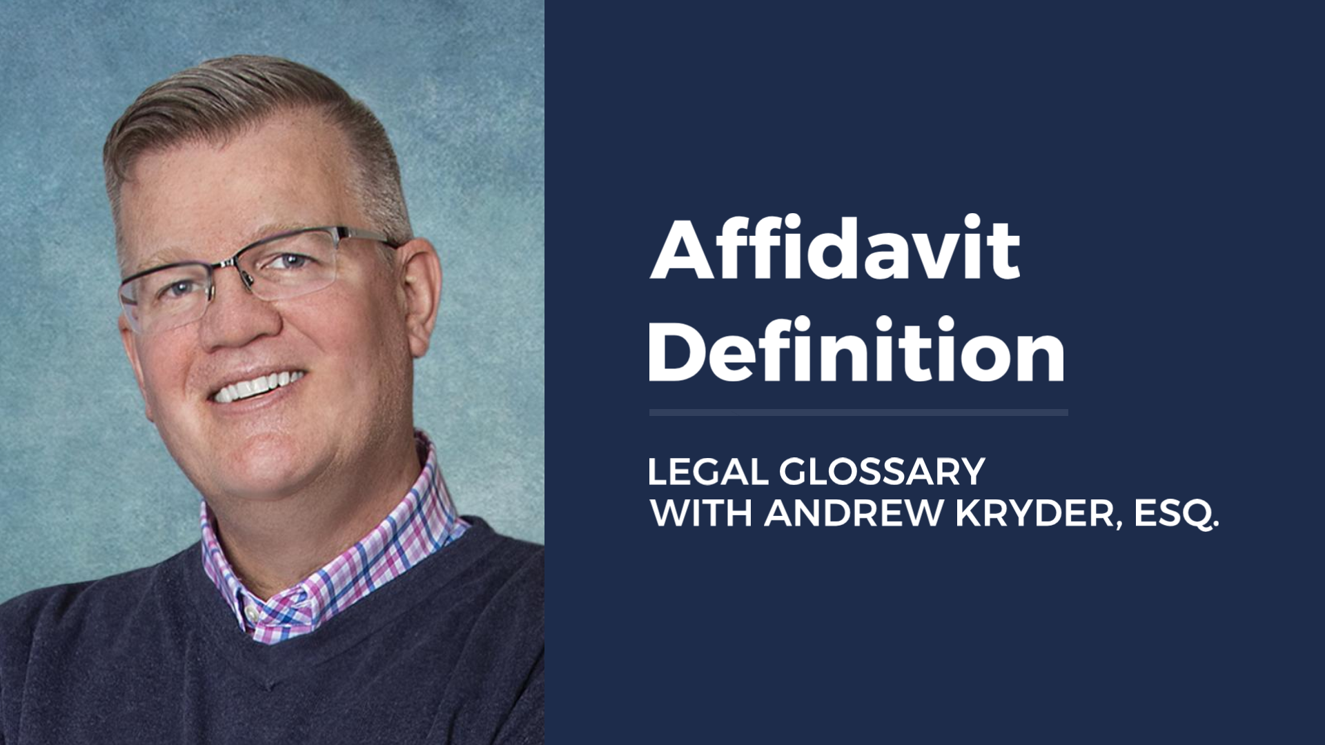 Affidavit Definition